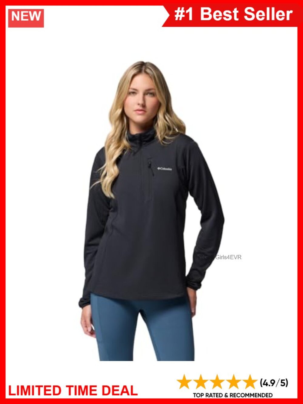 Columbia Essential Hike Grid Fleece Half Zip Pullover